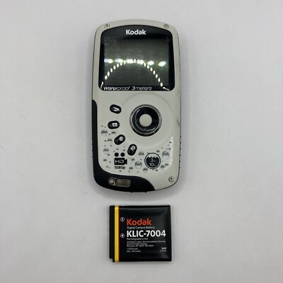 Kodak PlaySport Zx3 HD 5MP Waterproof Digital Camera Purple w/ Battery - Tested!
