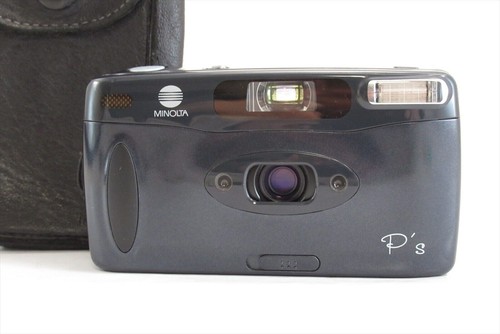 Appareil photo argentique Minolta A des années 50 avec étui en