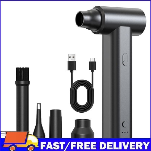 Cordless Duster Blower 120000PRM USB Rechargeable for Keyboard Computer Cleaning