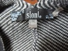 ""BLACK & IVORY BLOCK PRINT-  WRAP - CAPE "" - SLONI - L-XL — photo 4