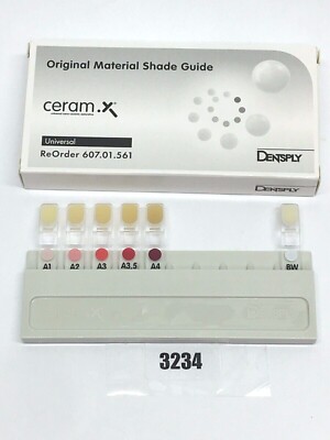 Dentsply Ceram X Farbskala Universal Shading Guide Farbschlüssel 14 Stück NEU