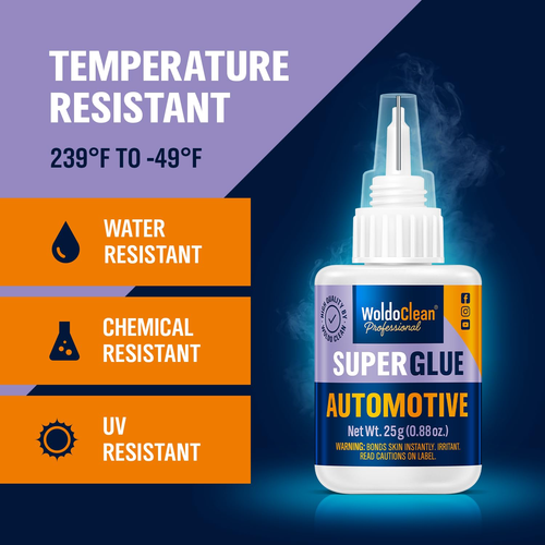 Super Glue, High Performance Adhesive, For Cars & Vehicles, Liquid Extra Strong - Picture 4 of 12