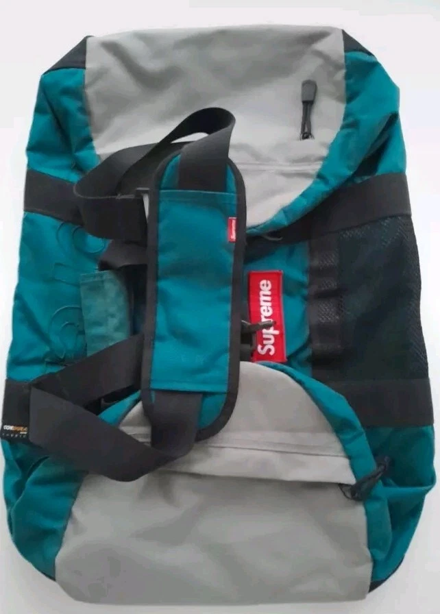 Sac de voyage FW15 Supreme contour tissu Cordura boîte rouge logo sac sarcelle sac de sport 