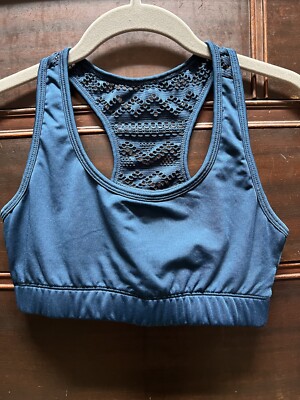 ZYIA Active Bomber Bra Navy Blue Small