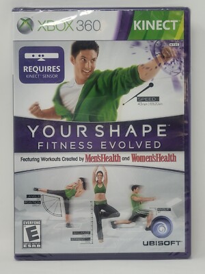 Your Shape Fitness Evolved 2012 Xbox 360 Kinect Required NEW SEALED NICE