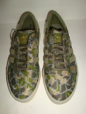 New Adidas Sambarose Platform Womens Sneakers Camo Green