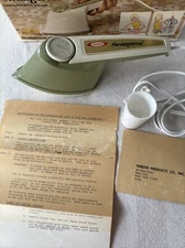 Vintage Osrow Steamstress 1973 Vintage SB15 Fabric Steam Iron Original Box