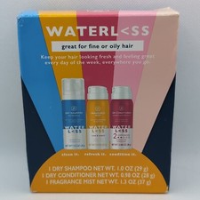 Waterless Weightless Dry Shampoo Conditioner  For Fine Or Oily Hair, 3pc Set