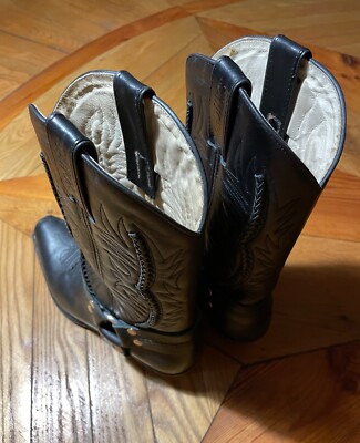 Sancho Western Men Boots Cowboy Style 44EUR 10US RARE Leather