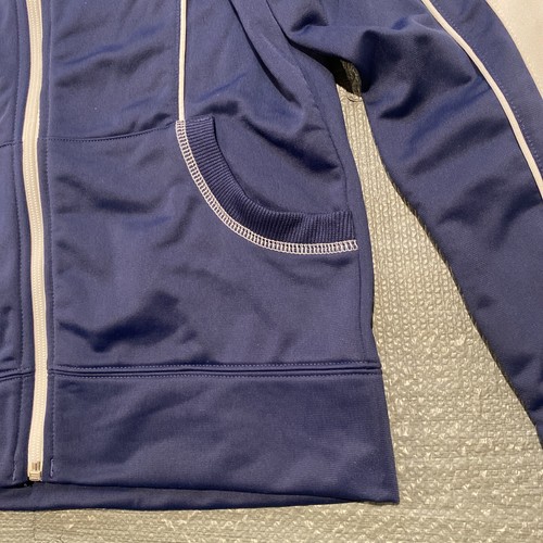 NWT Nike Jacket Track Performance Blue Full Zip Girl Large Gymnastics Y2K Stitch - Picture 9 of 11