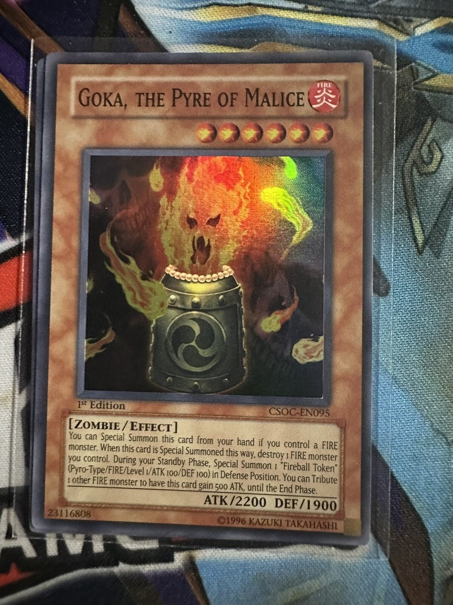 Yu-Gi-Oh! Goka, The Pyre Of Malice - CSOC-EN095 Super Rare Single Card | Crossroads Of Chaos Unlimited Edition - View #12