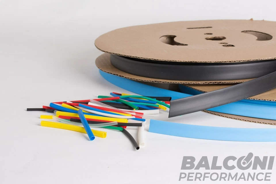 5 METRI GUAINA TERMORESTRINGENTE NERA 2:1 TERMORETRAIBILE PROTEZIONE CAVI - Immagine 3 di 3