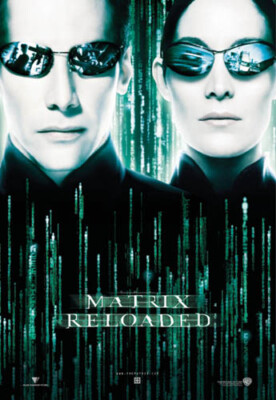 Matrix Reloaded Faces Neo und Trinity     Poster 68 x 98 cm