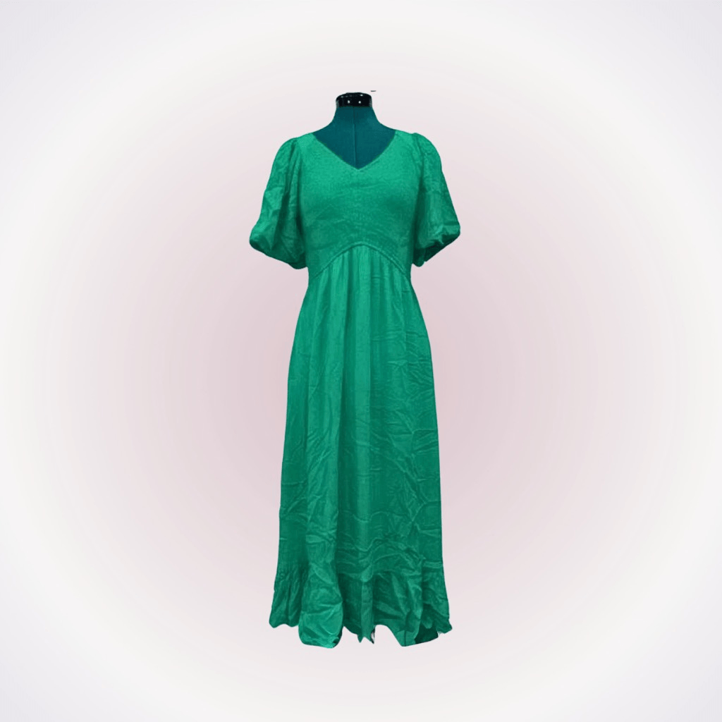 green emerald velvet dress Jade Front Zip Up Midi Dress · Filly Flair main image 0