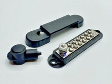 Black 12 Point Terminal Junction Block Busbar With Cover