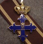 ROMANIA ORDINE DI MICHAEL IL CORAGGIOSO - CROCE COMANDANTI CON NASTRO - REPLICA