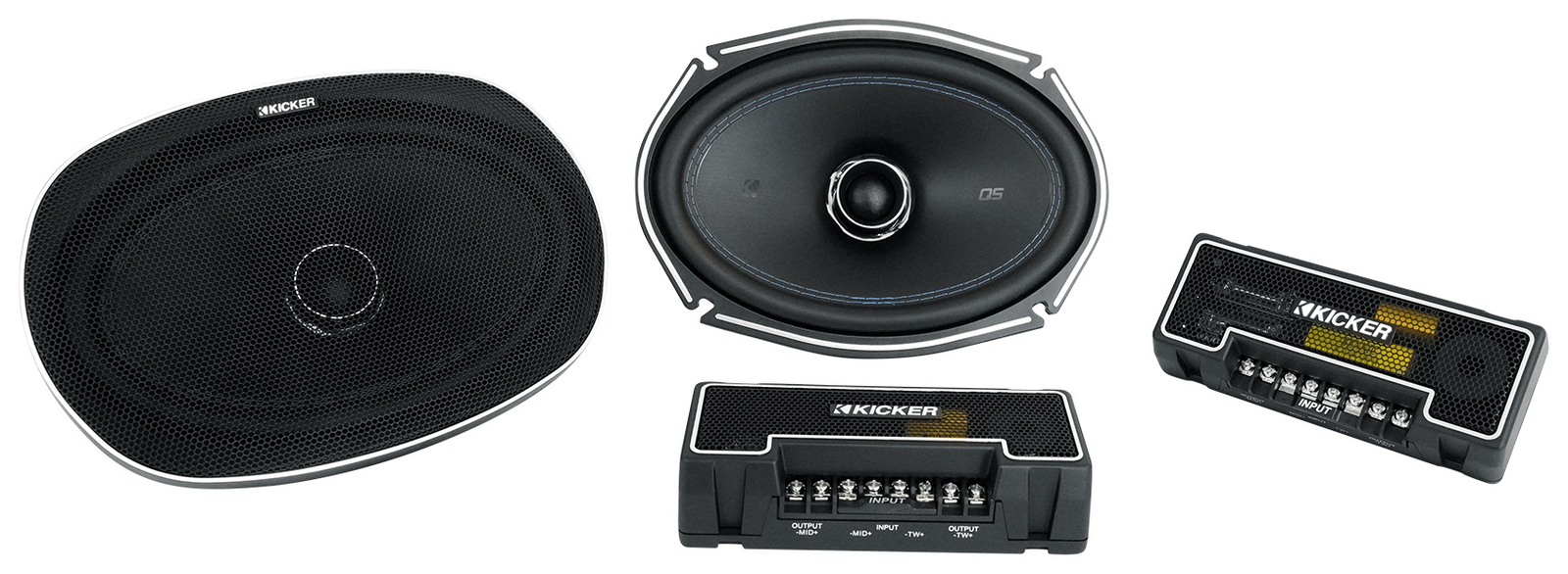 Пара автомобильных аудиокомпонентных динамиков Kicker 44QSC694 QSC мощностью 200 Вт 6x9 QSC694 6269000₽