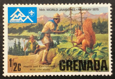 1975 14th World Scout Jamboree Norway Grenada MNG