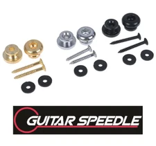 Guitar Strap Lock Pegs Pins Mushroom Shape End Button Acoustic Ukulele Bass