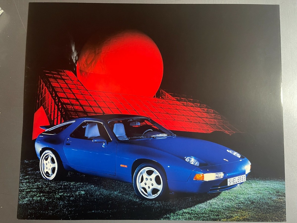 1992 Porsche 928 GTS Coupe Showroom Advertising Poster
