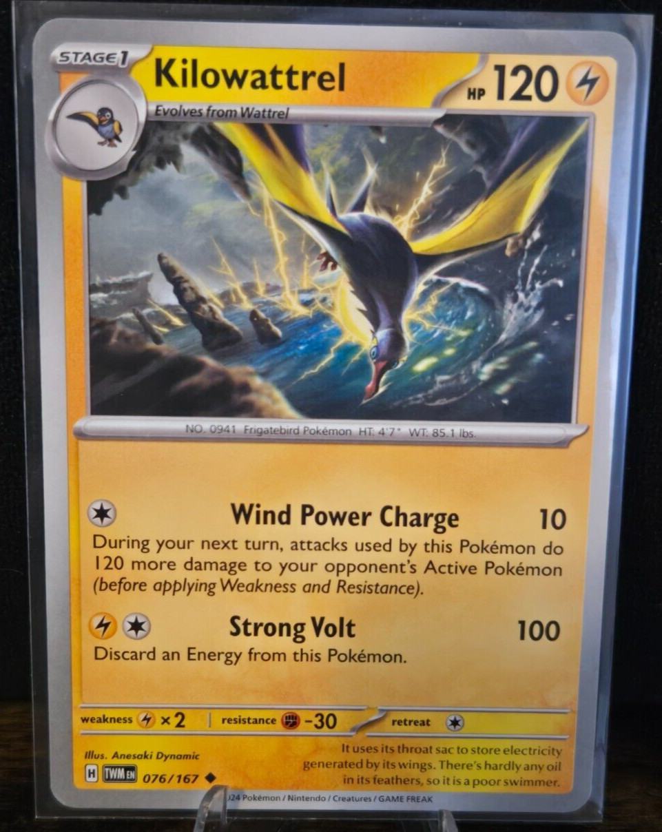 Pokémon TCG - Kilowattrel - 76/167 - Twilight Masquerade