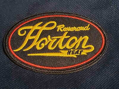 Reverend Horton Heat (band) Embroidered Patch Iron-On Sew-On US rockabilly Texas