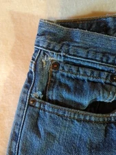 Levis Mens 527 36x32 Jeans Low Bootcut Blue Denim Medium Wash 