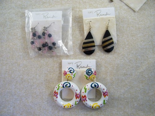 (10) NUOVE COPPIE ~ IN STILE RANDI ~ ORECCHINI TRAFORATI - Foto 4 di 4