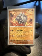 Rhyhorn 111/165 151 Reverse Holo