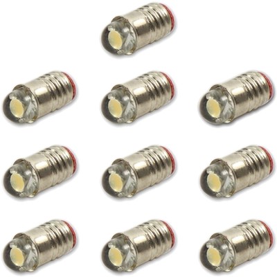 LED Leuchtmittel E5 12V 14V Warmweiß 10 Stück Modellbau Beleuchtung