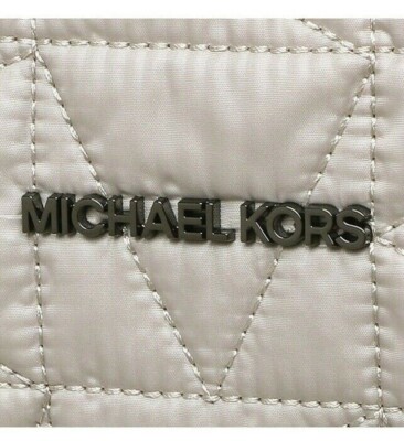 NWB Michael Kors Winnie Large Nylon Gray Backpack 35T0UW4B7C  display picture 2