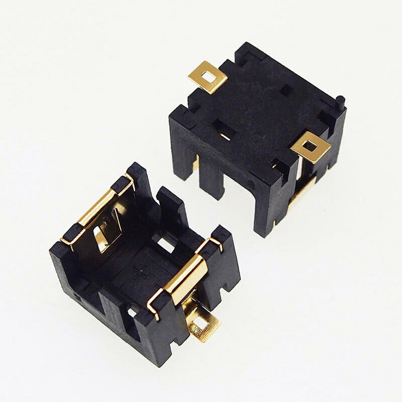 thumbnail: Knoopcelbatterij Houder - 4 Stuks, Horizontaal, Voor AG13/LR44 Batterijen, 3V Uitgang