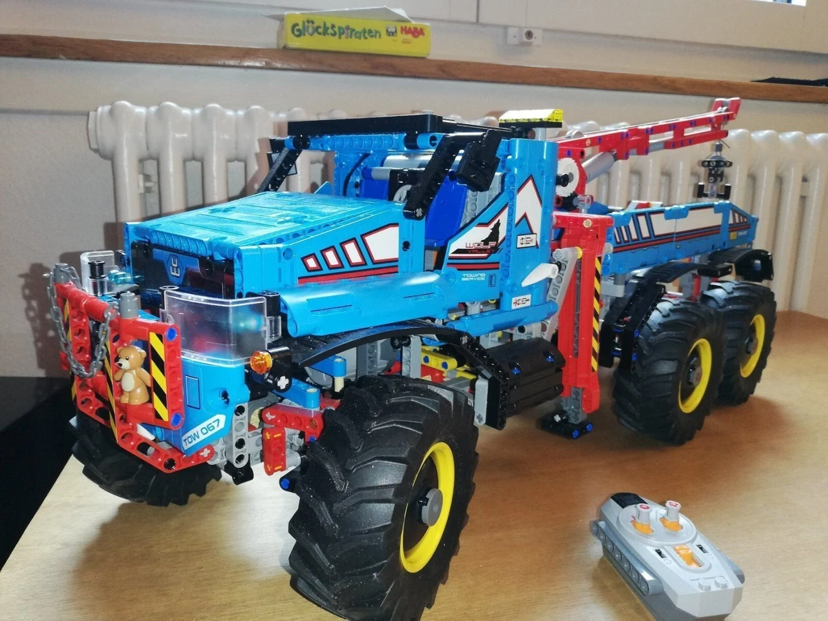 6x6 tow best sale truck lego