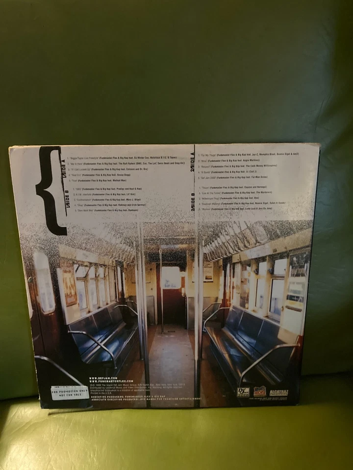 Funkmaster Flex & Big Kap The Tunnel Vinyl Album 2LP Original VG+ PROMO Foto 2 de 4
