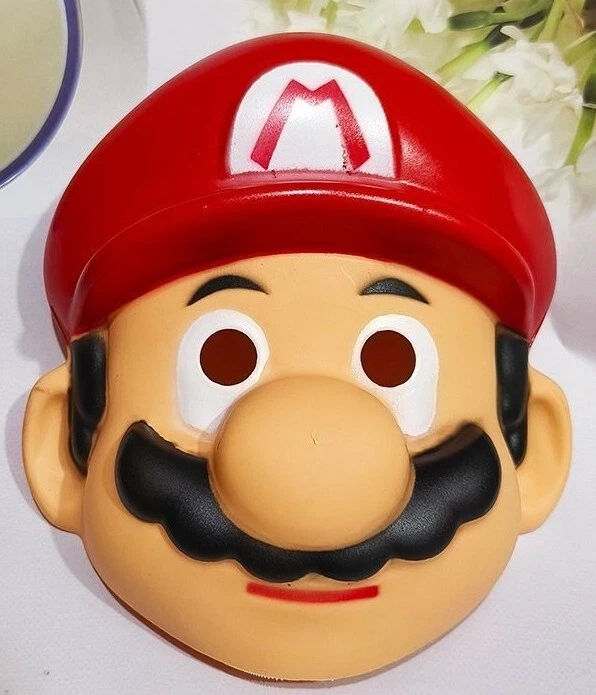 Masque Mario Led Cosplay Déguisement Enfant Carnaval Halloween Jeux Video - Photo 3/4