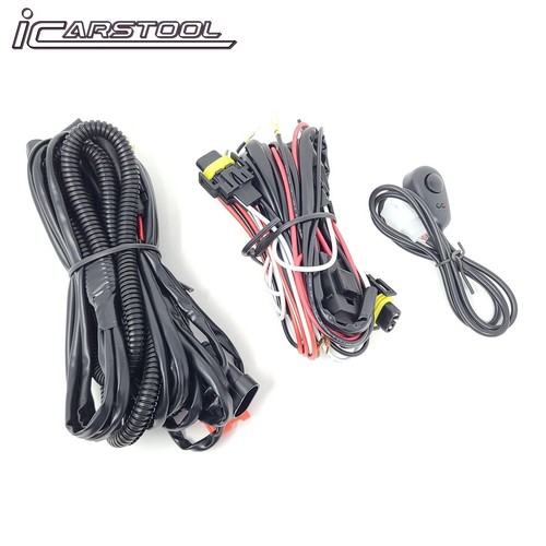 LED Fog Light Kit For 2019-2022 Chevy Silverado 1500 2500 3500 HD DRL Dual Color with Switch Wires