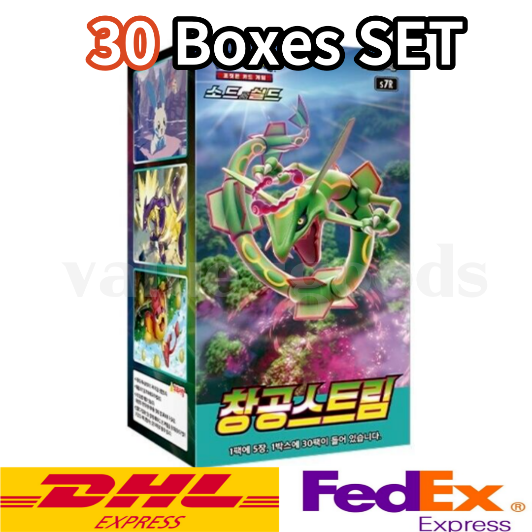 30 BOXES 1C/T]Pokemon Blue Sky Stream Booster Box S7R 1 Case