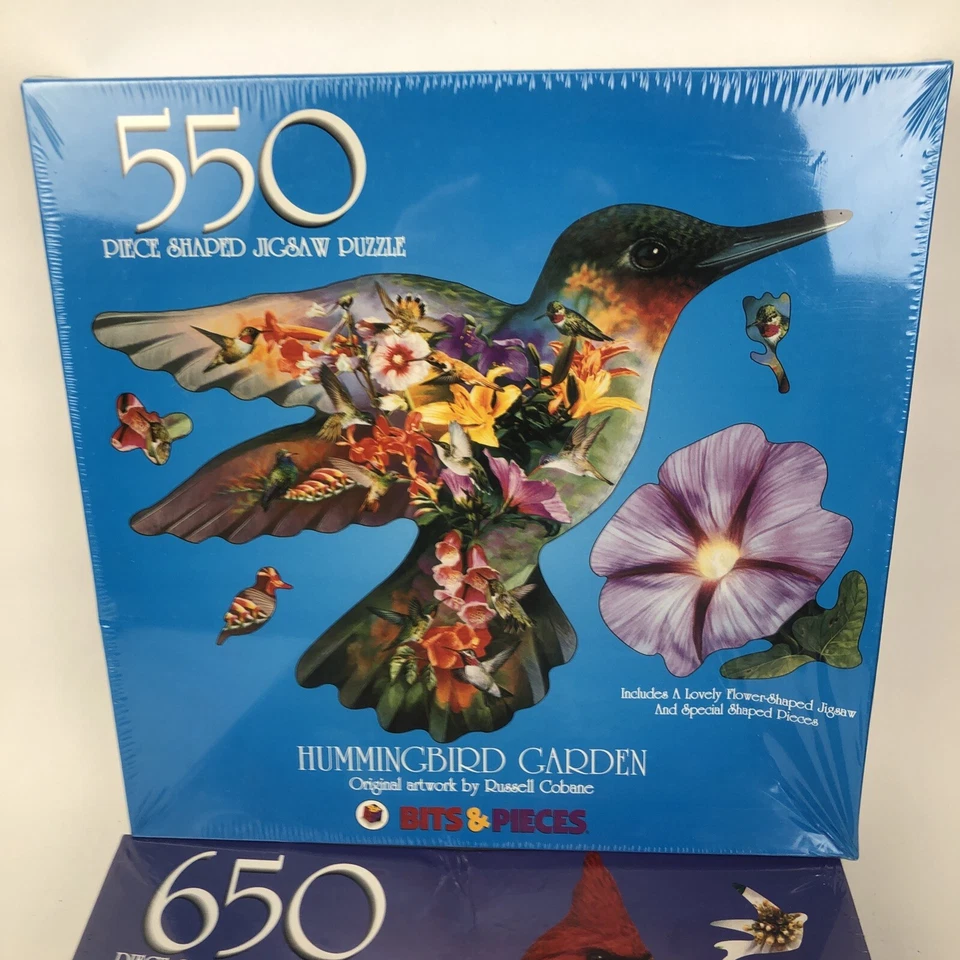 2 x NUEVO Rompecabezas Russell Cobane COURTHIP Colibrí 650 Piezas 20x27 Foto 2 de 4