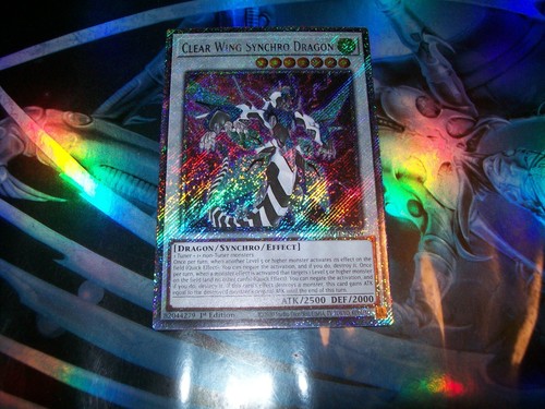 Clear Wing Synchro Dragon 1st Edition Platinum Secret Rare RA04-EN249 Yu-Gi-Oh!