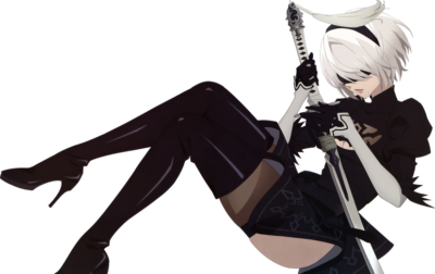 2B Nier Automata V10 Weatherproof Anime Sticker 6