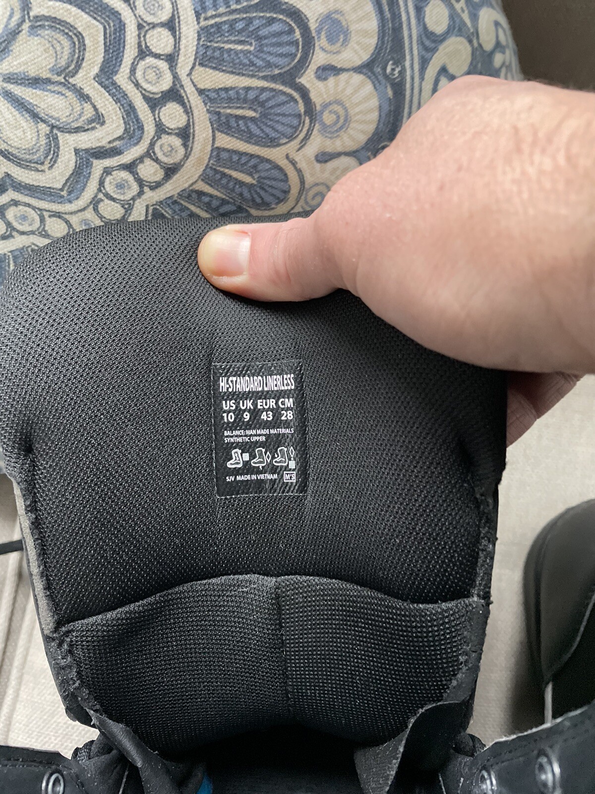 snowboard with bindings and boots