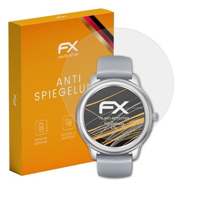 atFoliX 3x Panzerfolie für Zeblaze Lily Schutzfolie matt&stoßfest Folie