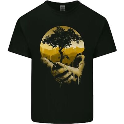 Candymix Arciere Evoluzione Umana T-Shirt da Uomo Maglietta, Taglia X-Small, Colore Arancione