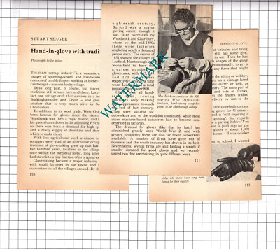 Handschuhmacher Hitchcox Hanborough Woodstock Reg Pickard - 1979 Artikel