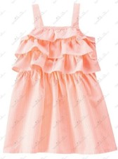 Gymboree Girls 3T Island Cruise Neon Striped Ruffle Dress NWT