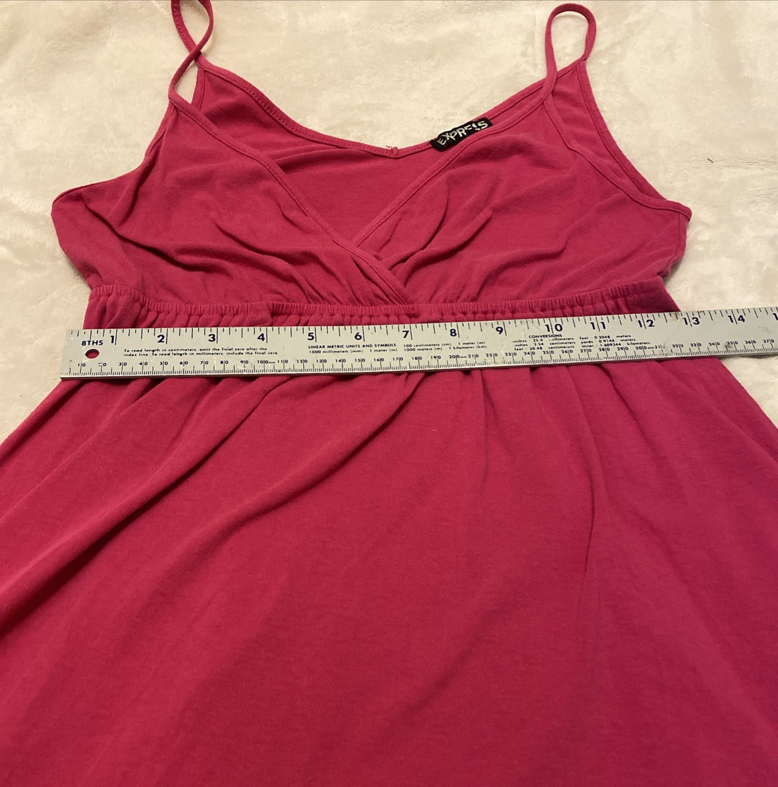 Express Sundress. Solid Pink. Size Small - image 11