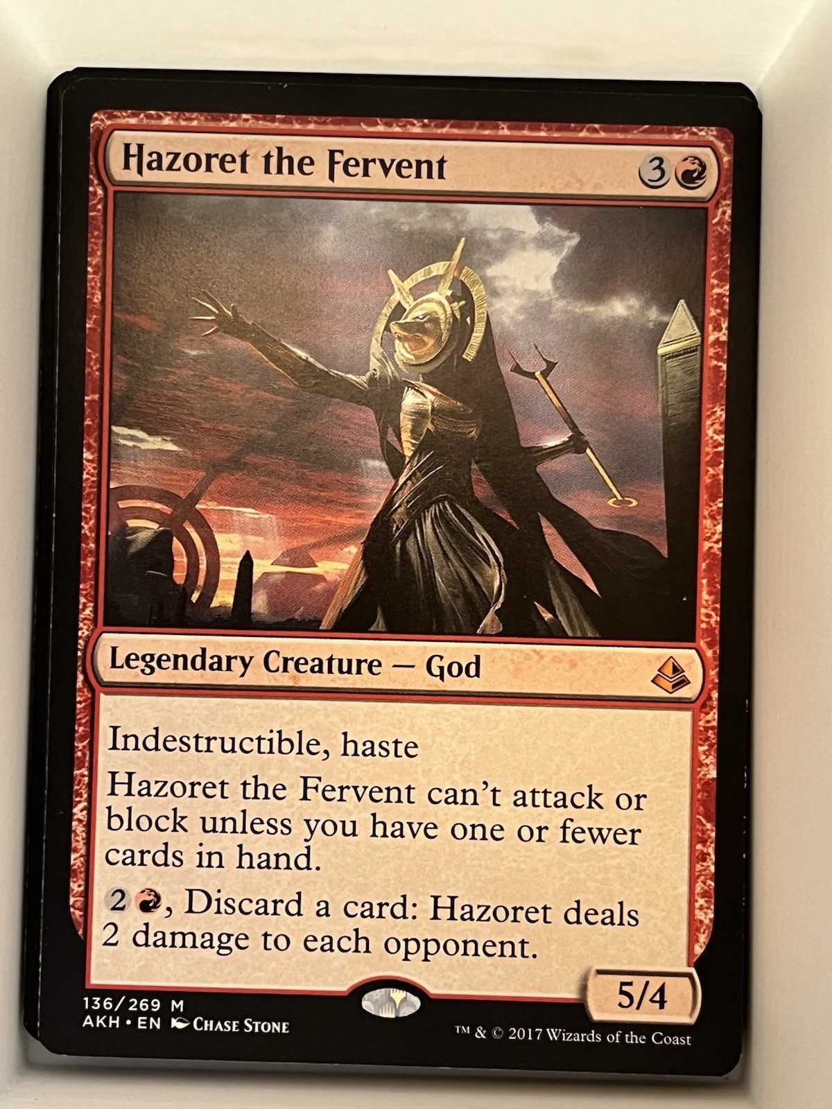 Hazoret the Fervent Amonkhet Regular for sale online | eBay