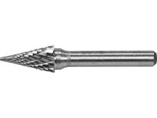 Yato HM Schpitzbogen Fräs-Stift für Metall Kreuzverzahnt 10mm Premium YT-61726