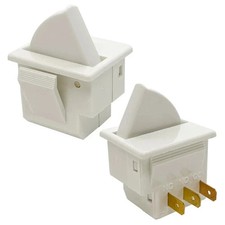2Pcs Refrigerator Door Light Switch 2 Feet Compatible for GE Whirlpool, Maytag,