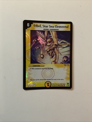 Duel Masters - Ethel, Star Sea Elemental 1/46 - Rare Foil - Trading Card